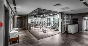Fitness centrum a/nebo fitness zařízení v ubytování Ivy Garden Hotel Baku