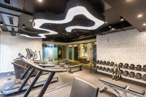 Fitness centrum a/nebo fitness zařízení v ubytování Ivy Garden Hotel Baku