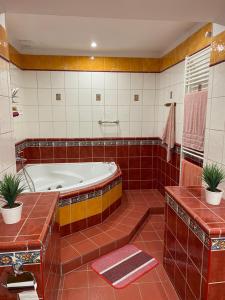 Kúpeľňa v ubytovaní Apartmán u potoka