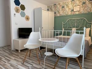 Χώρος καθιστικού στο Romantic Apartment