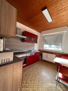 A kitchen or kitchenette at Bungalow in Beckum-Neubeckum