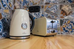 Coffee and tea making facilities at Casa Reale Corfu