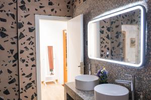 A bathroom at Casa Reale Corfu