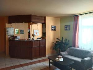 Kuchyň nebo kuchyňský kout v ubytování Hotel Jaro