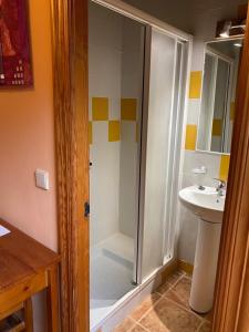 A bathroom at Casa Cuevas