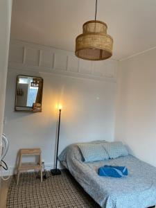Posteľ alebo postele v izbe v ubytovaní Joli Studio à Trouville