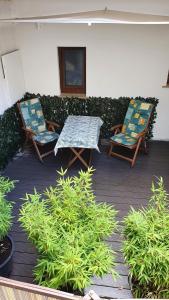Posezení v ubytování Vlotho Apartment