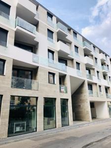 Bygningen som lejligheden ligger i