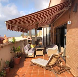 Balkon lub taras w obiekcie Luxury Atico Granada Coast