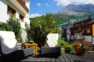 Nespecifikovaný výhled na hory nebo výhled na hory při pohledu z apartmánu