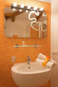 Koupelna v ubytování Minihotel IRIS