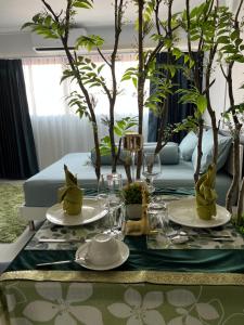 Restoran atau tempat lain untuk makan di C9 Popula Condo by Prathomlerk