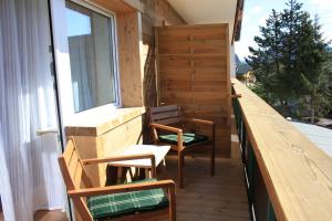 Balkon lub taras w obiekcie Landhotel Wolf