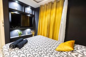 Posteľ alebo postele v izbe v ubytovaní La Golden Room