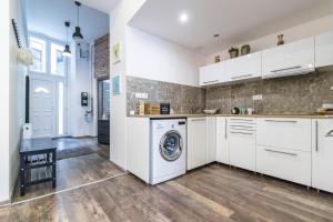 Kuchyňa alebo kuchynka v ubytovaní Katarina Apartment Blaha Square + 14 fotografií