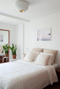 Postel nebo postele na pokoji v ubytování Apartment near the beach and Port Marina of Premia + 37 fotografií