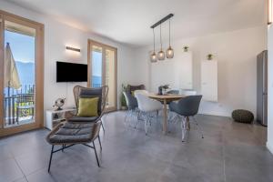 TV a/nebo společenská místnost v ubytování Casa Panoramica