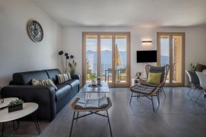 TV a/nebo společenská místnost v ubytování Casa Panoramica