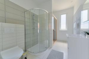 Kúpeľňa v ubytovaní Villa Oliver Zalakaros + 18 fotografií