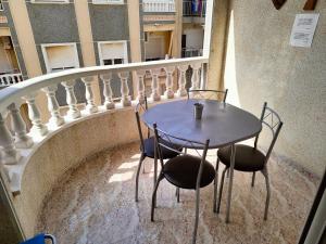 Balkon lub taras w obiekcie Apartamento Galeon XXI