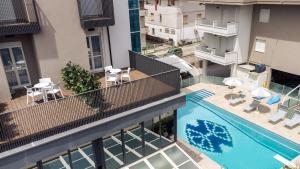 Bazén v ubytování Hotel Astor nebo v jeho okolí