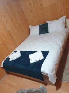Voodi või voodid majutusasutuse Vama veche de la Bran toas