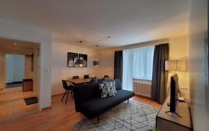 Prostor za sedenje u objektu Apartment Via Surpunt - Florentina- 3 Rooms