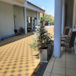 Balkón nebo terasa v ubytování garni Hotel S.O.G.* * *