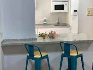 Kuchyňa alebo kuchynka v ubytovaní Almansa Flat 14