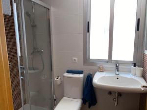 Kúpeľňa v ubytovaní Almansa Flat 14