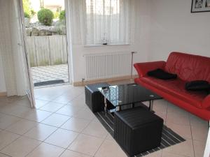 Posezení v ubytování Ferienwohnung Kunst