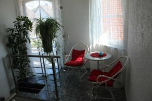 Posezení v ubytování Ferienwohnung Kunst