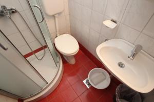 Koupelna v ubytování Apartments Vila Nikolić Rafailovići