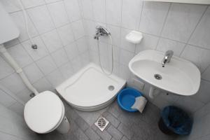 Koupelna v ubytování Apartments Vila Nikolić Rafailovići
