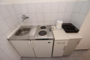 Kuchyň nebo kuchyňský kout v ubytování Apartments Vila Nikolić Rafailovići