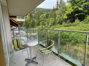 Ban công/sân hiên tại Apartament Czarna Góra Livigno