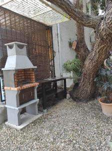 Patio alebo iná vonkajšia časť ubytovania El Jardín de las Hadas