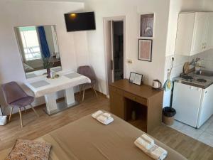 Kuchyň nebo kuchyňský kout v ubytování Apartments Sirena Korčula