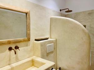 Koupelna v ubytování Casa del bosque
