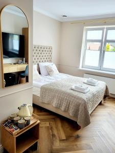 Villa Blue Mare客房内的一张或多张床位