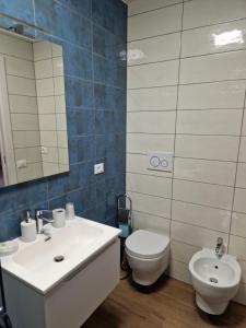 Koupelna v ubytování Villa Epi