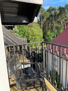 En balkong eller terrass på KWARC Restauracja & Pokoje Hotelowe