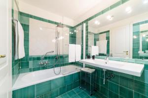 Koupelna v ubytování Grand Hotel San Pietro