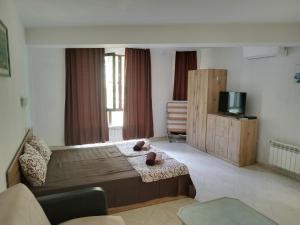 A television and/or entertainment centre at Apartment's Pita & Mare