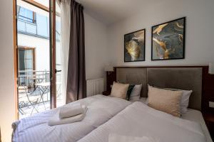 Postel nebo postele na pokoji v ubytování ON/SET APARTHOTEL