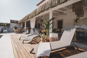 A patio or other outdoor area at Voger Alaçatı Silence