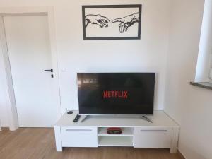 TV a/nebo společenská místnost v ubytování Apartment LIBERO