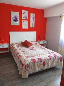 Ένα ή περισσότερα κρεβάτια σε δωμάτιο στο Mar del Plata Sur 2