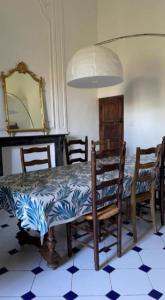 Posedenie v ubytovaní Partie de Château du XI ieme à Canet d'Aude