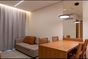 Ruang duduk di Apartamento Salinas Premium Resort 15º andar - Salinópolis